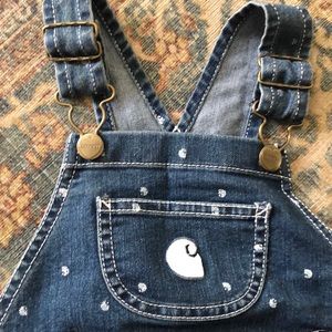 Jean overall shorts